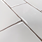 Vernon Rustic White Gloss Ceramic Wall Tiles 75 x 150mm
