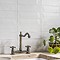 Vernon Rustic White Gloss Ceramic Wall Tiles