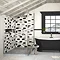 Vernon Rustic White Matt Ceramic Wall Tiles 75 x 150mm  Profile Large Image