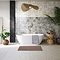 Verona 1650 x 750 Matt White Double Ended Bath with Waste