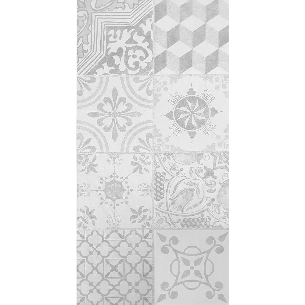 Verona Grey Encaustic Wall & Floor Tiles | Wall Tiles