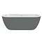 Verona Grey Freestanding Modern Bath  Feature Large Image