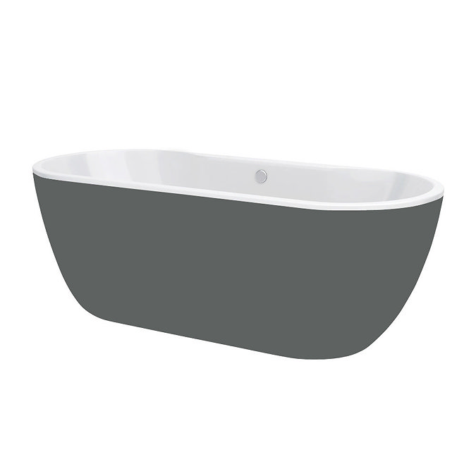 Verona Grey Freestanding Modern Bath  Standard Large Image