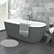 Verona Grey Freestanding Modern Bath Large Image