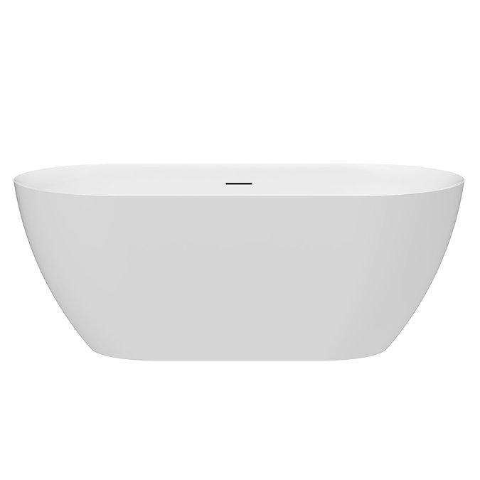 Verona Thin Edge Freestanding Modern Bath (1500 x 740mm) with Waste