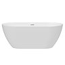 Verona Thin Edge Freestanding Modern Bath (1500 x 740mm) with Waste