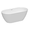 Verona Thin Edge Freestanding Modern Bath (1500 x 740mm) with Waste