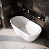 Verona Thin Edge Freestanding Modern Bath (1500 x 740mm) with Waste