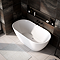 Verona Thin Edge Freestanding Modern Bath (1500 x 740mm) with Waste