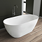 Verona Thin Edge Freestanding Modern Bath (1500 x 740mm) with Waste