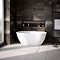 Verona Thin Edge Freestanding Modern Bath (1500 x 740mm) with Waste