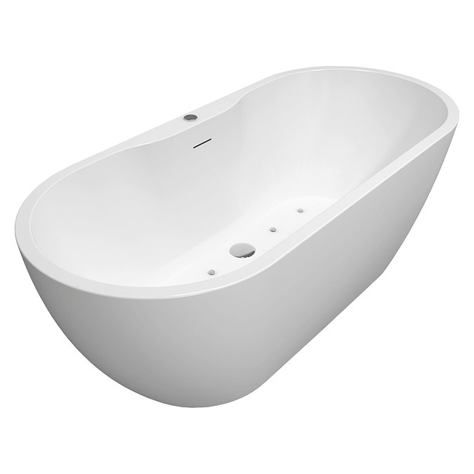 Verona Whirlpool Freestanding Bath with 12 Jet Airspa System