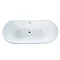 Versailles 1680 x 720mm Roll Top Cast Iron Bateau Bath Feature Large Image