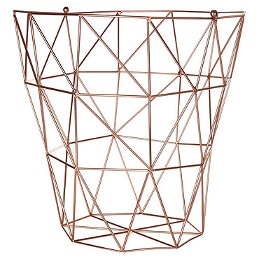 Vertex Copper Plated Storage Basket  Profile Large Image