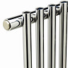 Vertical Designer Radiator 1500 x 300mm - Chrome - Ex Display Profile Large Image