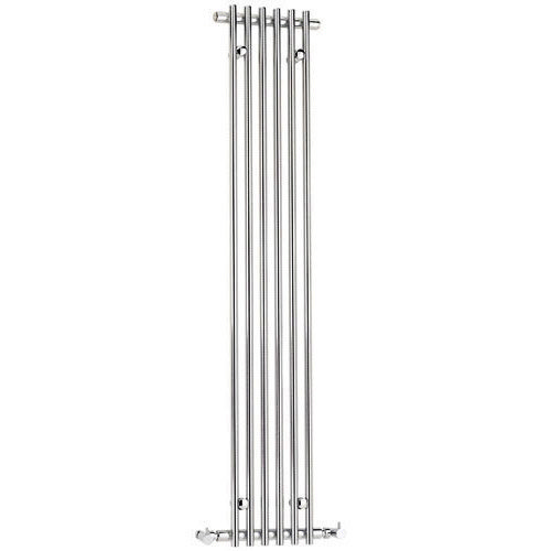 Vertical Designer Radiator 1500 x 300mm - Chrome - Ex Display Large Image