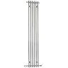 Vertical Designer Radiator 1500 x 300mm - Chrome - Ex Display Large Image