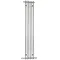 Vertical Designer Radiator 1500 x 300mm - Chrome - Ex Display Large Image