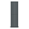 Vertical Radiator - Anthracite - Double Panel (1600mm High)