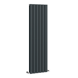 Vertical Radiator - Anthracite - Double Panel (1600mm High)