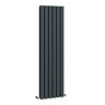 Vertical Radiator - Anthracite - Double Panel (1600mm High)