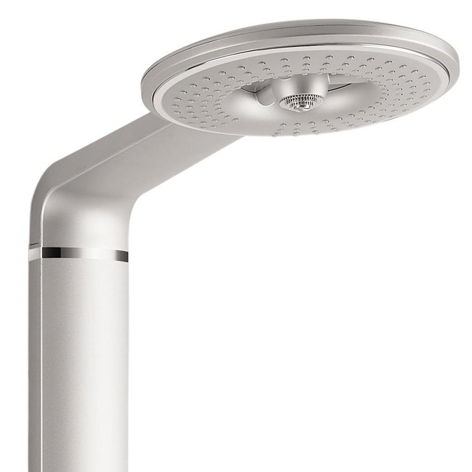 Vesta Round Head Multi-Function Shower Column - Silver Profile Large Image