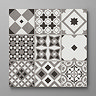 Vibe Grey Mosaic Patterned Wall and Floor Tiles - 223 x 223mm