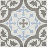 Vibe Light Blue Patterned Wall and Floor Tiles - 223 x 223mm  Standard Large Image