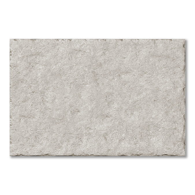 Vicoletto Grey Tumbled Edge Limestone Effect Outdoor Floor Tile - 605 x 905mm