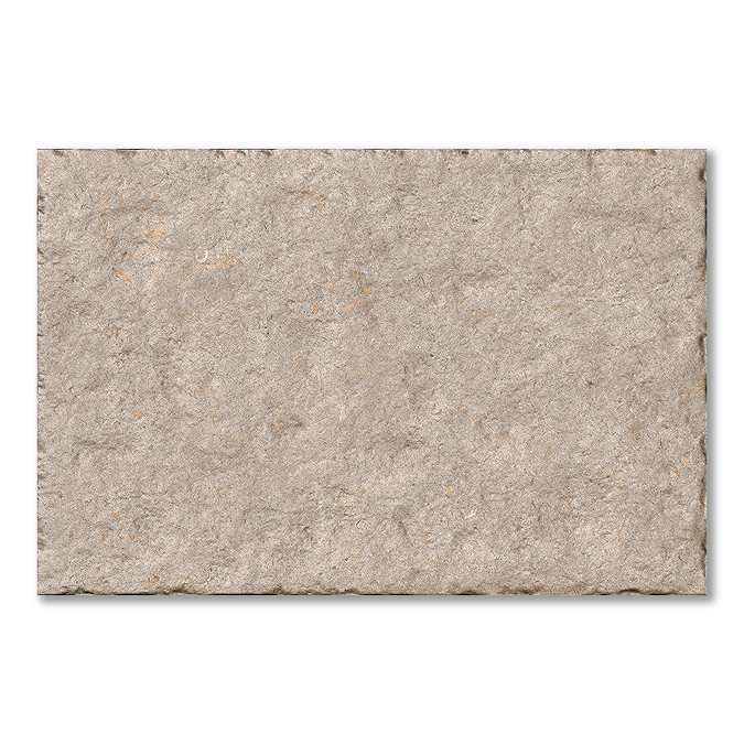 Vicoletto Taupe Tumbled Edge Limestone Effect Indoor Floor Tiles - 600 x 900mm