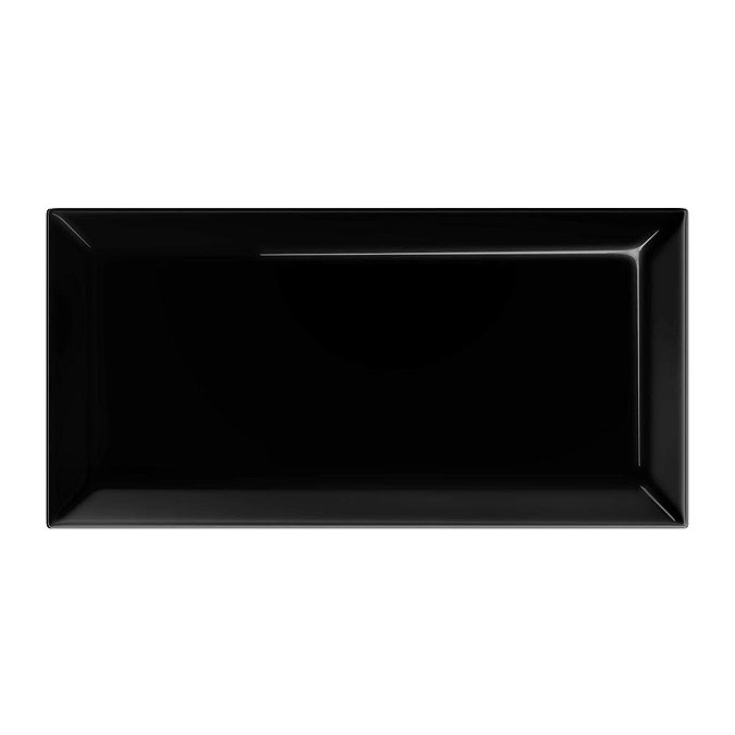 Victoria Metro Wall Tiles - Gloss Black - 20 x 10cm Profile Large Image