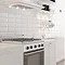 Victoria Metro Wall Tiles - Gloss White - 20 x 10cm  In Bathroom Large Image