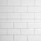 Victoria Metro Wall Tiles - Gloss White - 20 x 10cm
