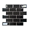 Victoria Black Mini Metro Mosaic Tile - 291 x 296mm
