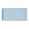 Victoria Metro Bevelled Sky Blue Tiles 200 x 100mm