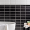 Victoria Metro Black Dado Border Wall Tile