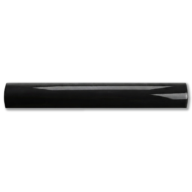 Victoria Metro Black Listello Border Trim Tile - 20 x 200mm