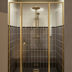 Victoria Metro Flat Brown Tiles 200 x 100mm