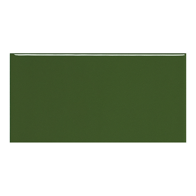 Victoria Metro Flat Green Tiles 200 x 100mm
