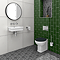 Victoria Metro Flat Dark Green Tiles 200 x 100mm