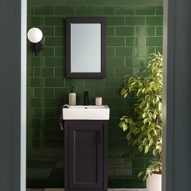 Victoria Metro Flat Green Tiles 200 x 100mm