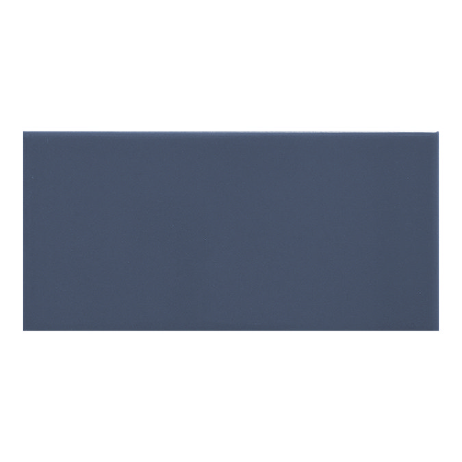 Victoria Metro Flat Dusty Blue Tiles 200 x 100mm