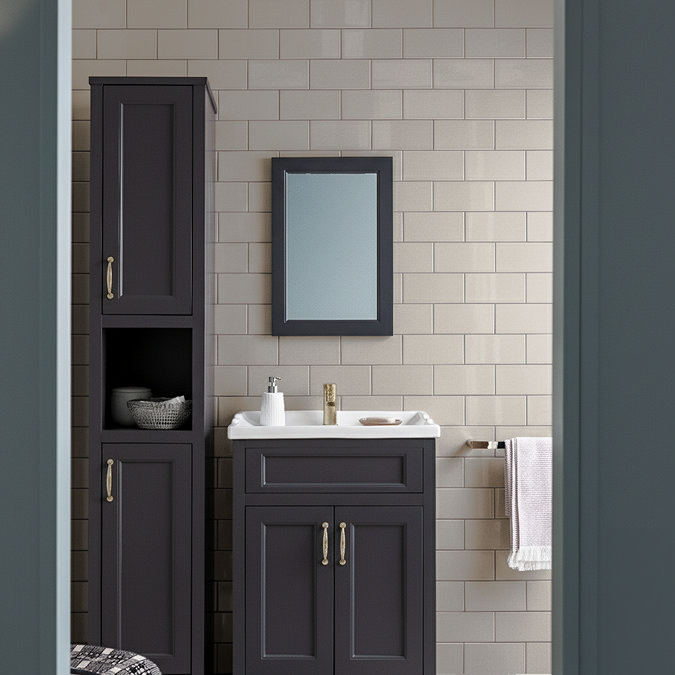 Victoria Metro Flat Light Grey Tiles - 200 x 100mm