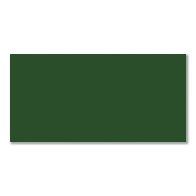 Victoria Metro Flat Matt Green Tiles 200 x 100mm