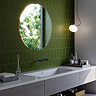 Victoria Metro Flat Matt Green Tiles 200 x 100mm