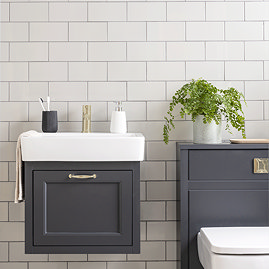 Victoria Metro Flat Matt White Tiles 200 x 100mm