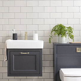 Victoria Metro Flat Matt White Tiles 200 x 100mm