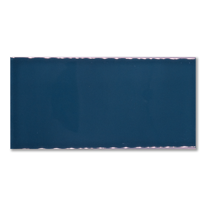 Victoria Metro Flat Wall Tiles - Gloss Dark Teal - 20 x 10cm