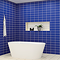 Victoria Metro Flat Wall Tiles - Matt Cobalt - 20 x 10cm