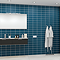 Victoria Metro Flat Wall Tiles - Matt Dark Teal - 20 x 10cm